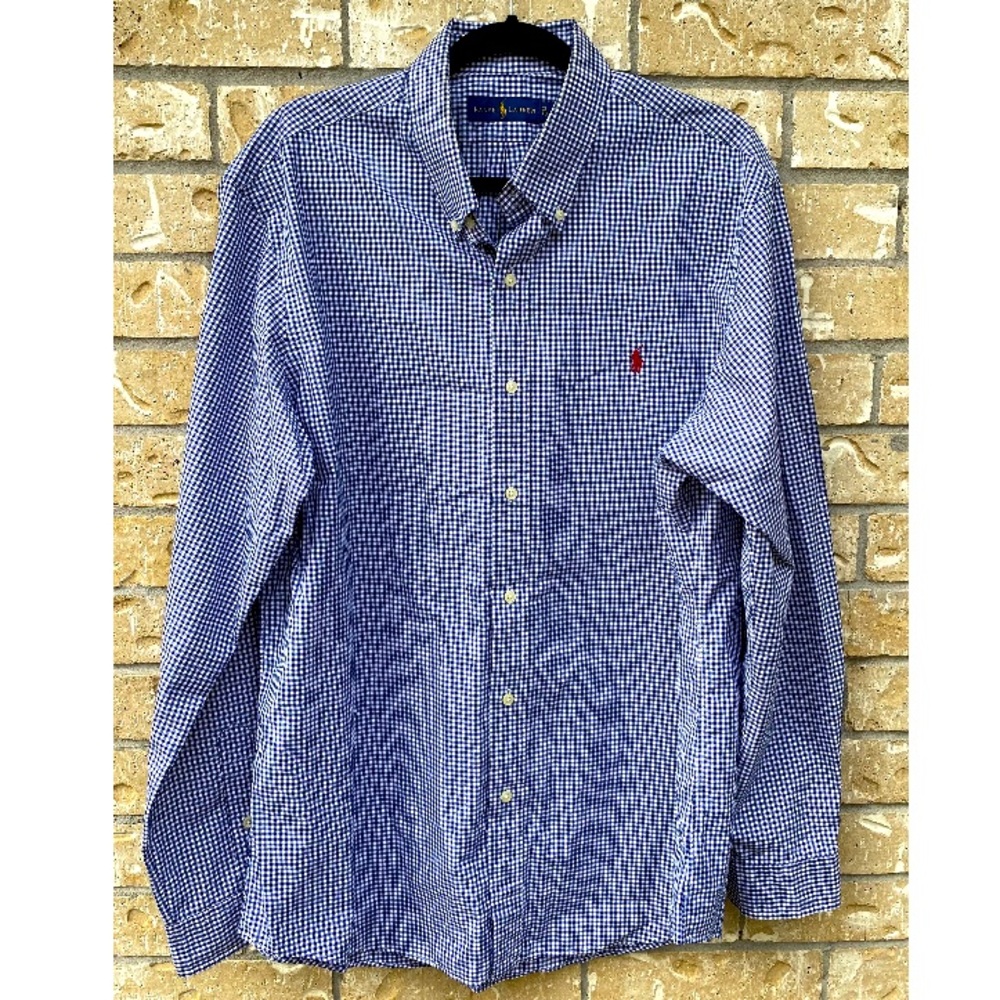 Polo Ralph Lauren Slim Fit Gingham Oxford Shirt